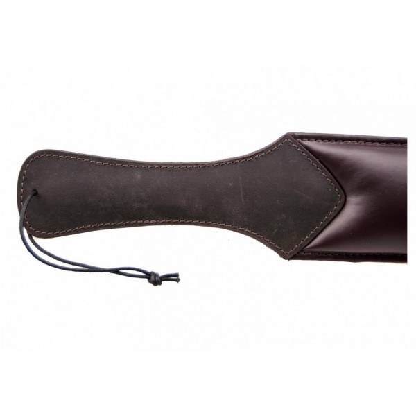 Bound Nubuck Leather Paddle