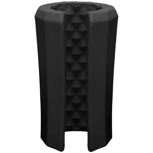 Platinum Silicone Split Sleeve Beaded Male Masturbator & Stroker by Optimale — image 5 of 6