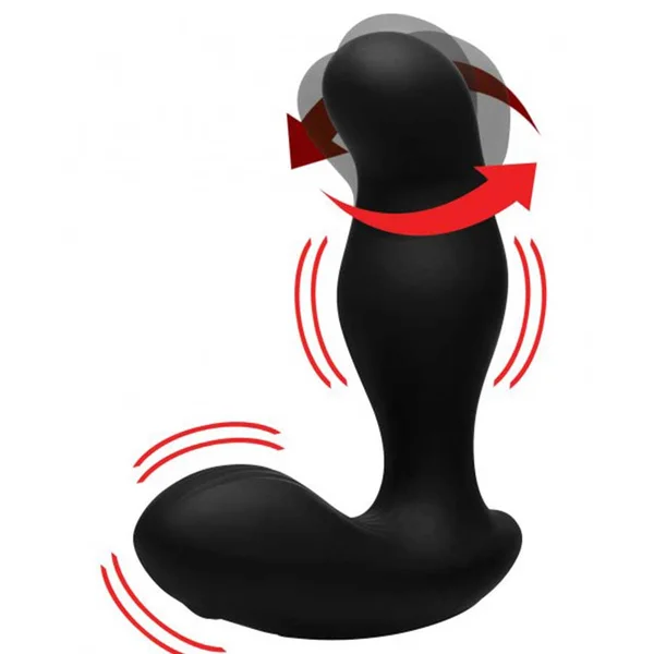 Multi-Speed Vibrating 7X P-Gyro Silicone Prostate Stimulator with Gyrating Shaft — image 9 of 14
