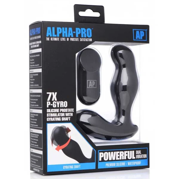 Multi-Speed Vibrating 7X P-Gyro Silicone Prostate Stimulator with Gyrating Shaft — image 14 of 14