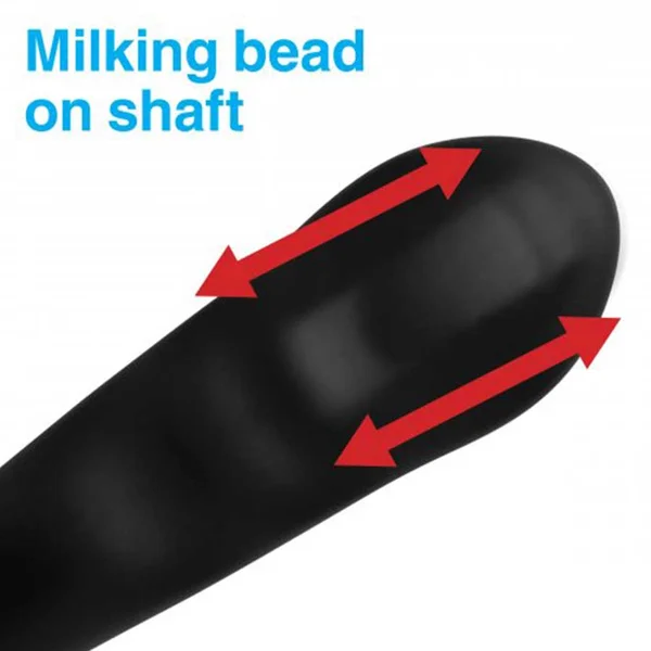 Multi-Speed Vibrating 7X P-Milk Silicone Prostate Stimulator with Milking Bead — image 10 of 14