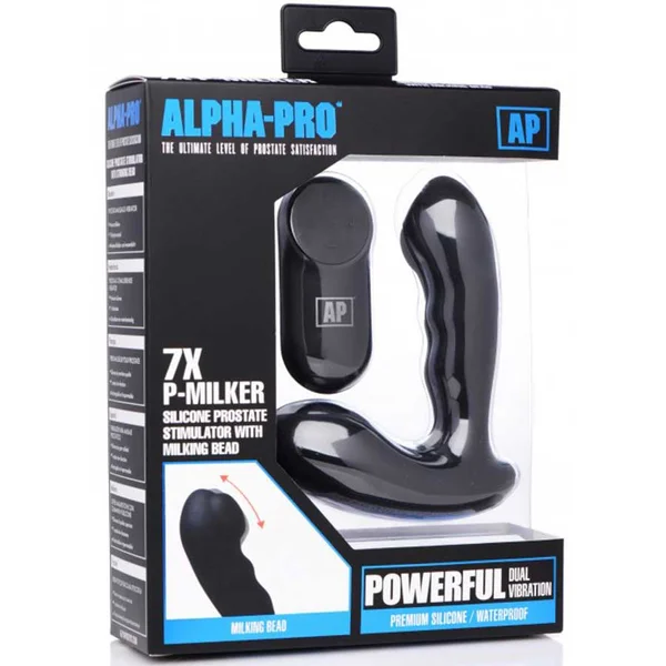 Multi-Speed Vibrating 7X P-Milk Silicone Prostate Stimulator with Milking Bead — image 14 of 14