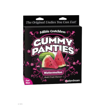 Pipedream Edible Crotchless Gummy Panties Watermelon