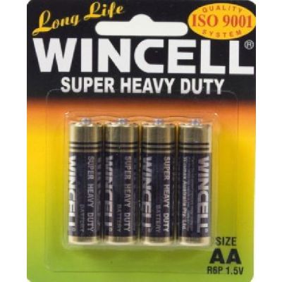 Wincell Super Heavy Duty AA Carded 4Pk Battery