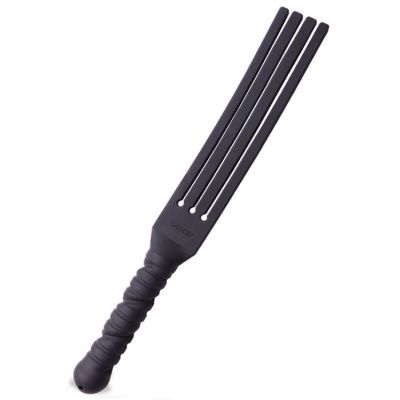 Tantus 17 Silicone Whip with Textured Dildo Handle