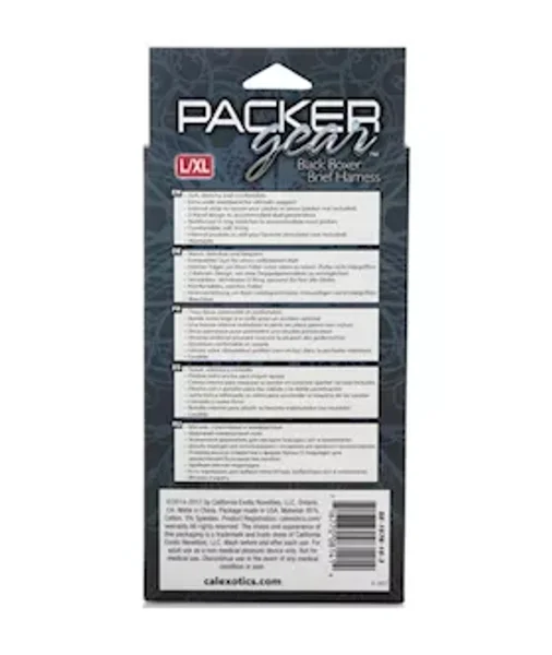 Packer Gear  Boxer Brief Harness - Black -  L/xl — image 10 of 10