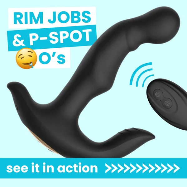 Rotating Rim Job Silicone Prostate Massager — image 20 of 25