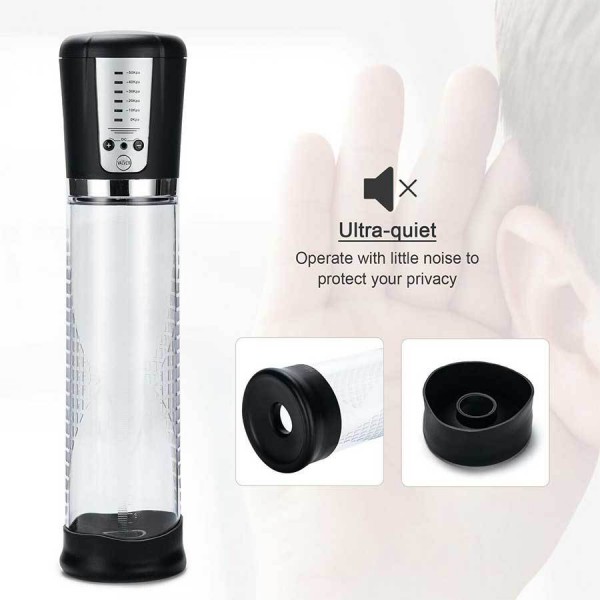 High Power 5 Speed Electric Penis Pump by Lynk Pleasure | Rechargeable Penis Enlarger for Men