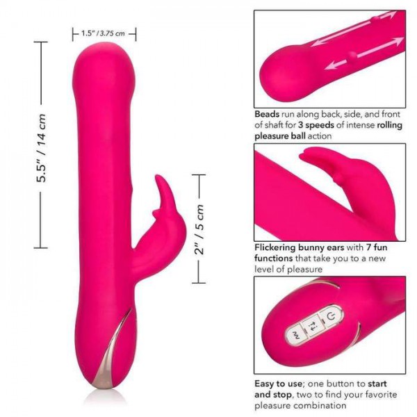 Silicone Rolling Bead Jack Rabbit — image 4 of 7