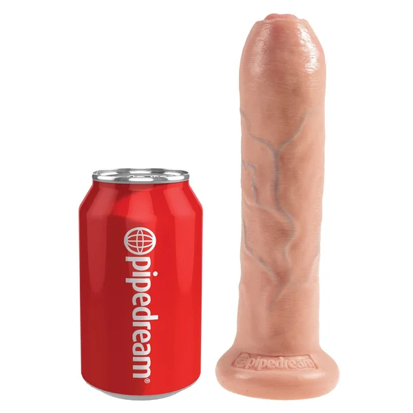King Cock 7" Uncut Dildo - Flesh — image 8 of 9