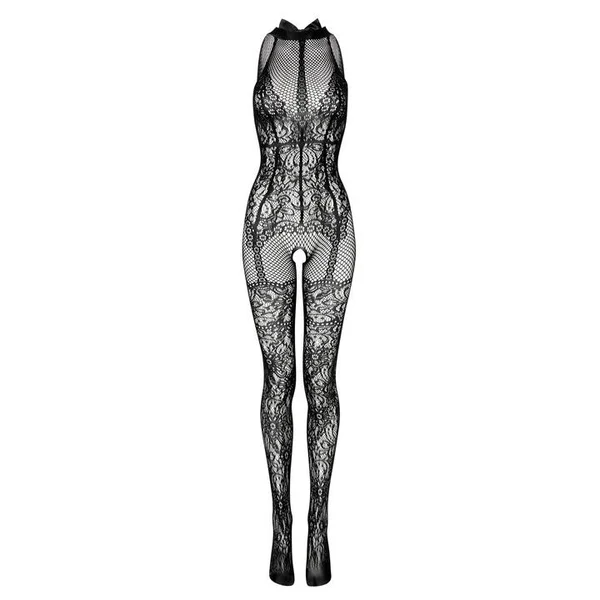 Lovehoney Lace and Fishnet Crotchless Basque Bodystocking — image 16 of 16