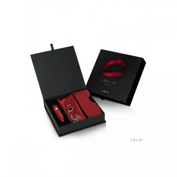 Lelo Adore Me Rechargeable Pleasure Set - Ruby Red