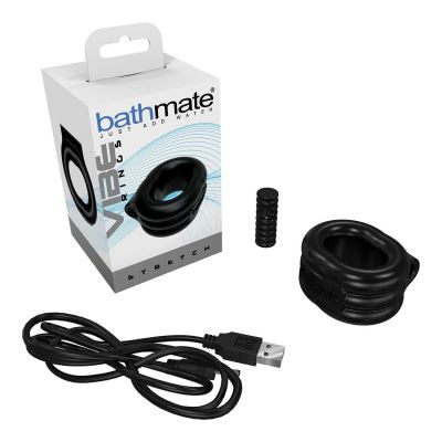 Bathmate Vibe Ring Stretch USB Rechargeable Vibrating Scrotal Ring