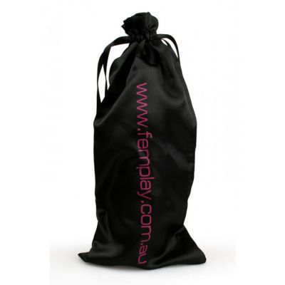 Femplay Satin Toy Bag with Drawstring Large