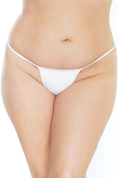 Coquette Daily Hustle White G-String