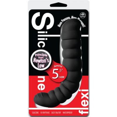 Silicone Flexi Anal Probe Black