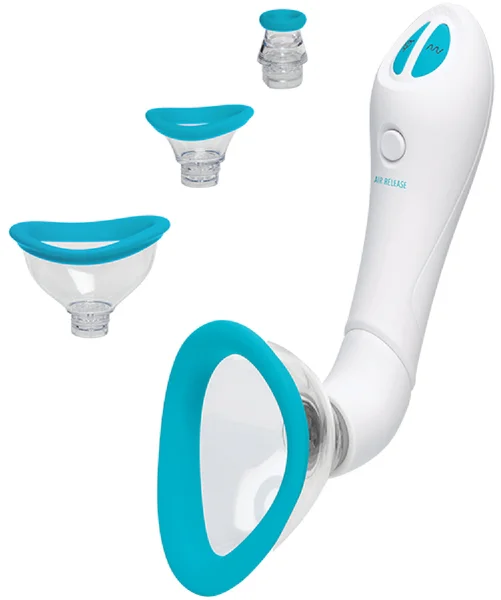 Intimate Body Pump - Automatic - Vibrating - Rechargeable (Sky Blue/White) — image 8 of 12