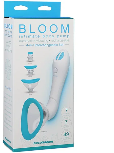 Intimate Body Pump - Automatic - Vibrating - Rechargeable (Sky Blue/White) — image 10 of 12