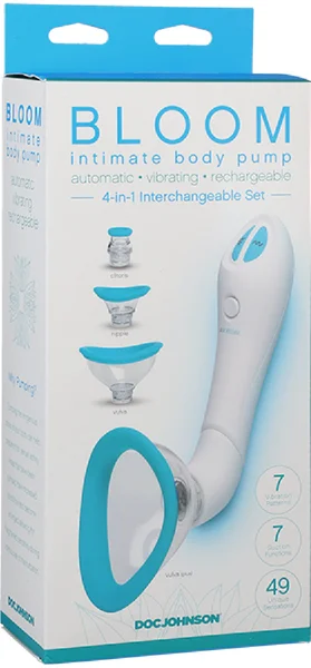 Intimate Body Pump - Automatic - Vibrating - Rechargeable (Sky Blue/White) — image 5 of 12