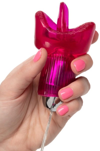California Exotic Bullet Vibrator with Removable Flickering Tongue
