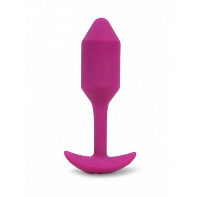 bVibe Vibrating Snug Plug Medium Weighted Butt Plugs