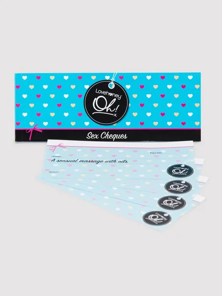 Lovehoney Oh! XOXO Sex Cheques (26 Pack) — image 5 of 5