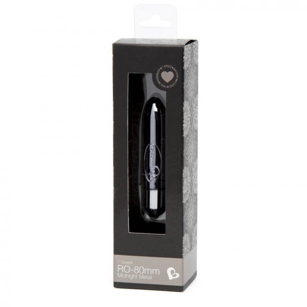 Rocks Off Be My Knight 7 Function Bullet Vibrator Gun Metal