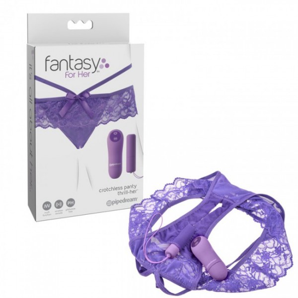 Fantasy For Her Crotchless Panty Thrill-Her