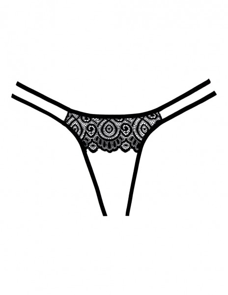 Allure Lingerie Crotchless Strappy Open Back Panty