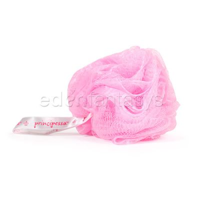 Shower pouf