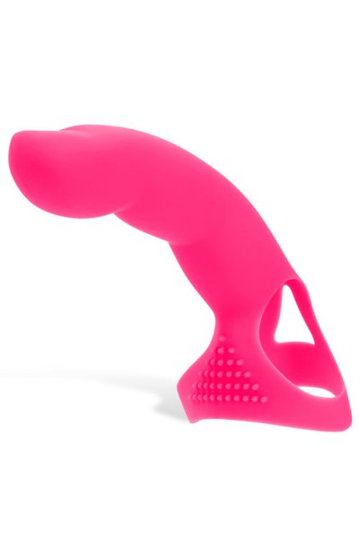 BMS Simple & True Silicone Textured Finger Dong