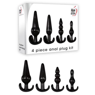 Adam Eve 4 Piece Anal Plug Kit