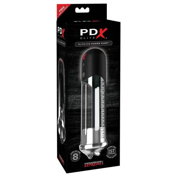 PDX Elite Blowjob Power Pump | Automatic Sucking Penis Pump for Men