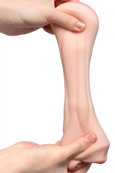 Zemalia Realistic 7.5" Masturbator with 2 Built-In Cock Rings