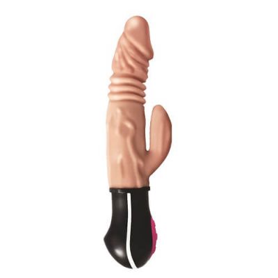 Realistic Warming amp Thrusting Vibrating Dildo Flesh