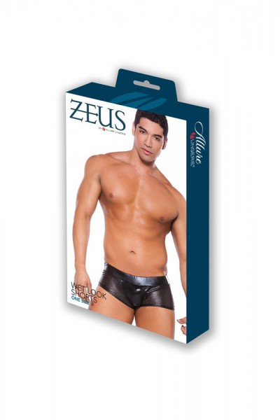 Allure Zeus Fetishwear Wet Look Boxer Shorts