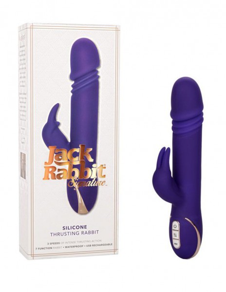 Jack Rabbit Signature - Silicone Thrusting Rabbit (Purple)