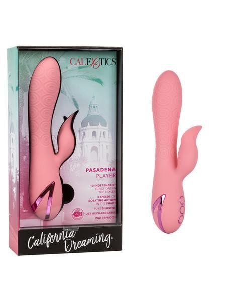 California Exotic Pasadena Player 8.5" Rotating Rabbit Vibrator With Tongue Teaser