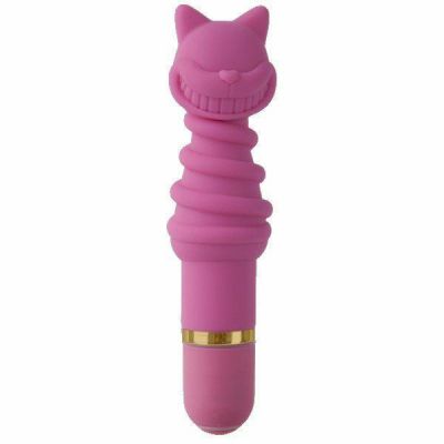 Wonderland The Kinky Kat Silicone Massager Waterproof Pink