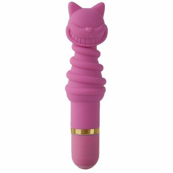 Wonderland The Kinky Kat Silicone Massager Waterproof Pink