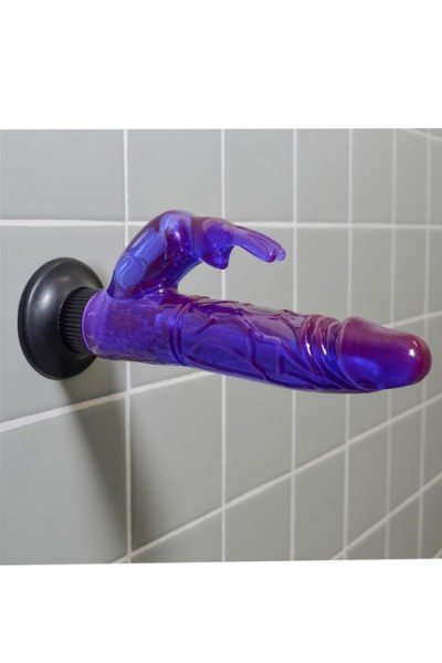 Pipedream Realistic 8.2" Rabbit Vibrator with Suction Cup Base