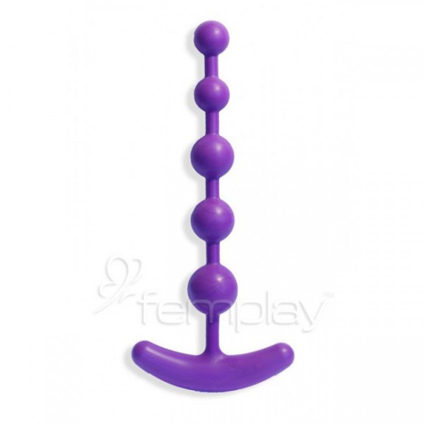 Pure Unisex Anal Beads - Purple