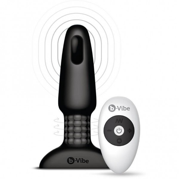 B Vibe - Vibrating Remote Control Rimming Butt Plug