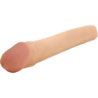 2 Xtra Thick Vibrating Transformer Penis Extension Flesh