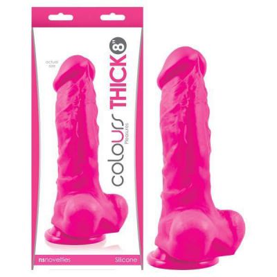 Colours Pleasures Thick 8 in Dildo