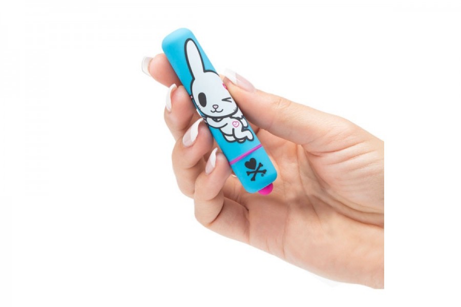 Tokidoki Blue Lovehoney Bunny Single Speed Mini Bullet