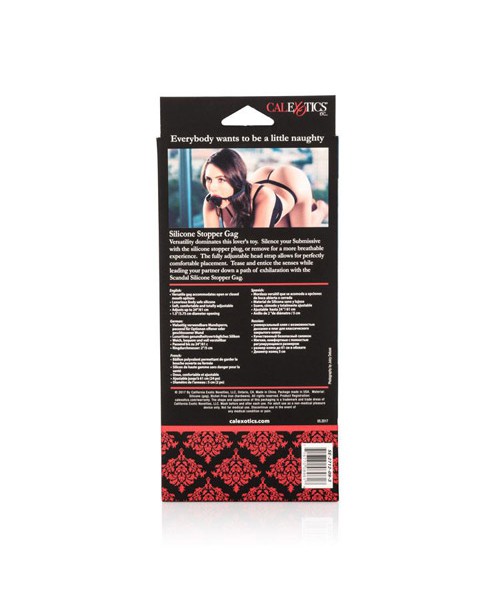 Scandal Silicone Stopper Gag