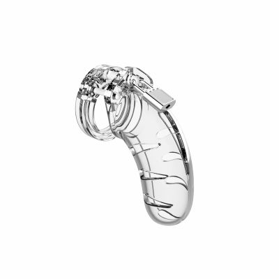 Man Cage 03 Male 4 5 Inch Clear Chastity Cage