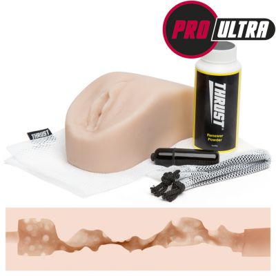 THRUST Pro Ultra Turbo Charge Self Lubricating Male Masturbator Kit 416g
