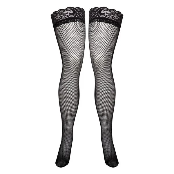 Lovehoney Plus Size Fishnet Lace Top Thigh High Stockings — image 15 of 15